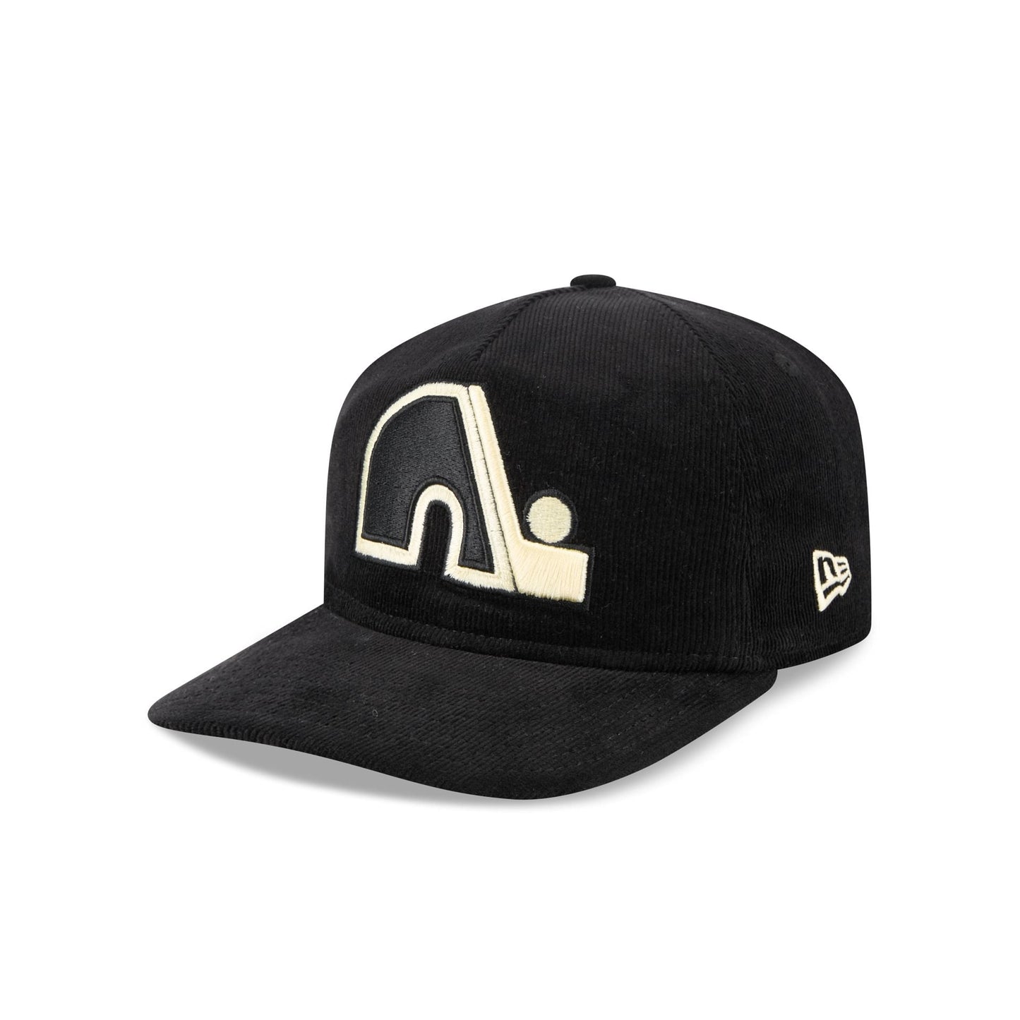 Quebec Nordiques Nostalgic Black Corduroy 19TWENTY Adjustable Hat