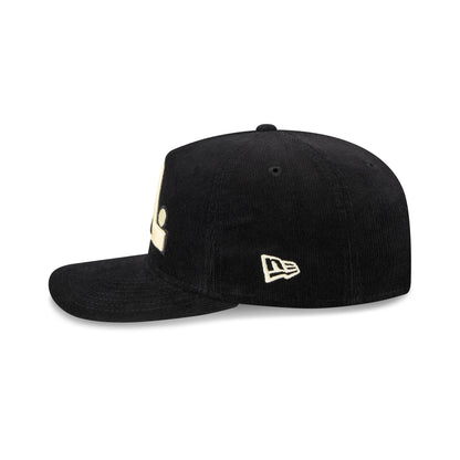 Quebec Nordiques Nostalgic Black Corduroy 19TWENTY Adjustable Hat