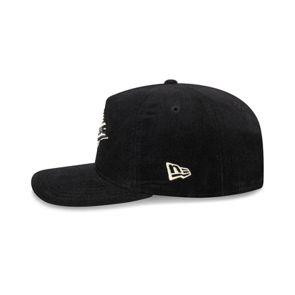 Vancouver Canucks Nostalgic Black Corduroy 19TWENTY Adjustable Hat