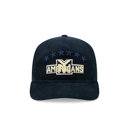 New York Americans Nostalgic Navy Corduroy 19TWENTY Adjustable Hat