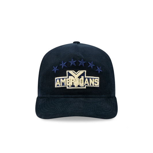 New York Americans Nostalgic Navy Corduroy 19TWENTY Adjustable Hat
