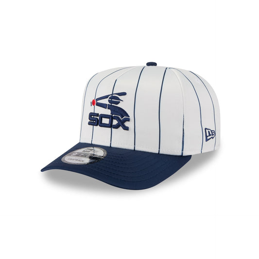 Chicago White Sox Satin Pinstripe 9FIFTY A-Frame Snapback Hat