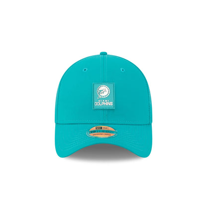 Miami Dolphins 2025 Sideline Hot Weather Historic 39THIRTY Stretch Fit Hat