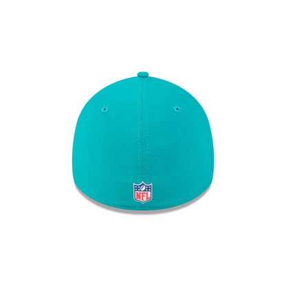 Miami Dolphins 2025 Sideline Hot Weather Historic 39THIRTY Stretch Fit Hat