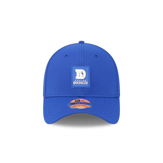 Denver Broncos 2025 Sideline Hot Weather Historic 39THIRTY Stretch Fit Hat