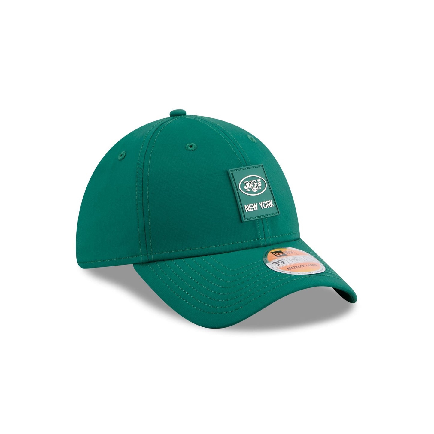 New York Jets 2025 Sideline Hot Weather Historic 39THIRTY Stretch Fit Hat