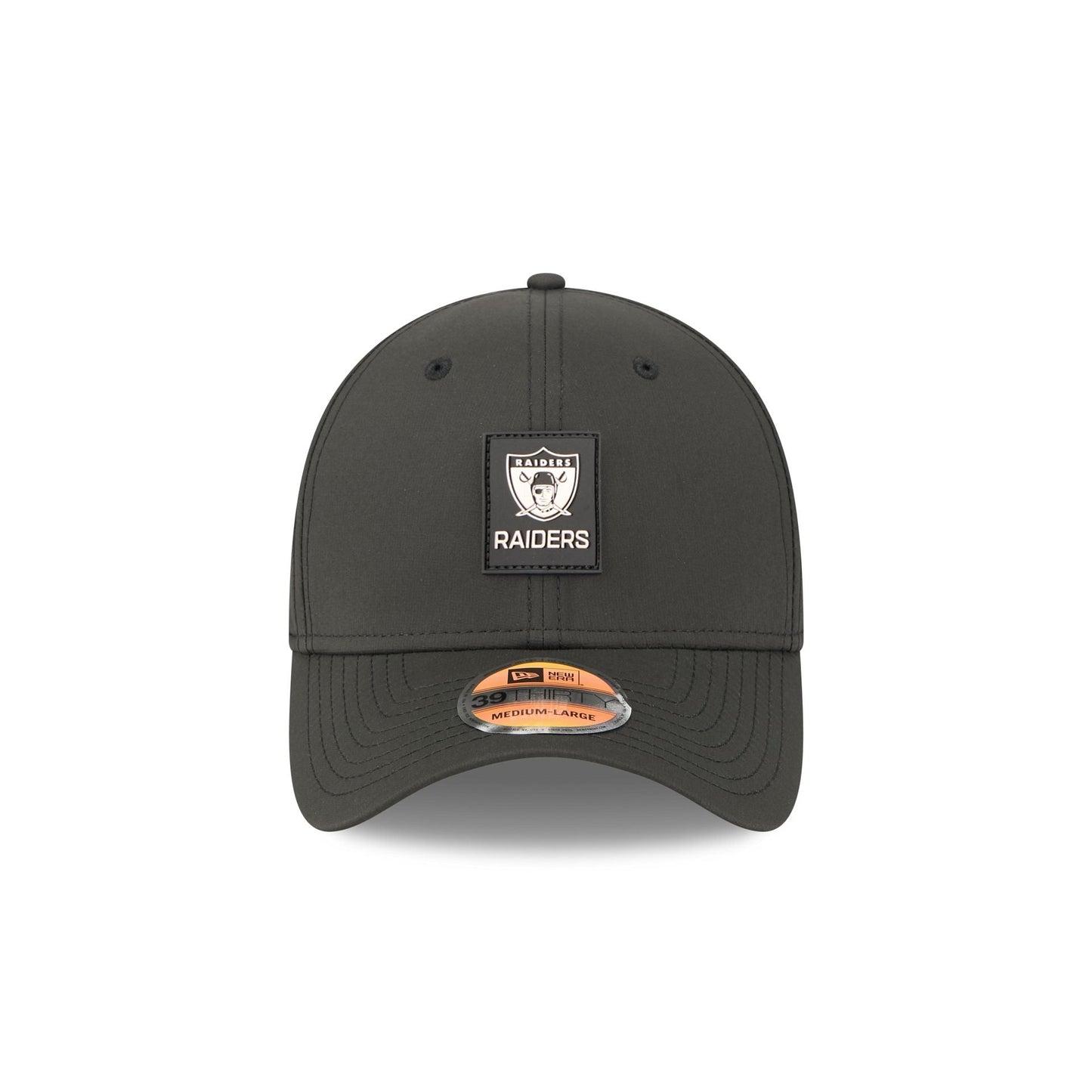 Las Vegas Raiders 2025 Sideline Hot Weather Historic 39THIRTY Stretch Fit Hat
