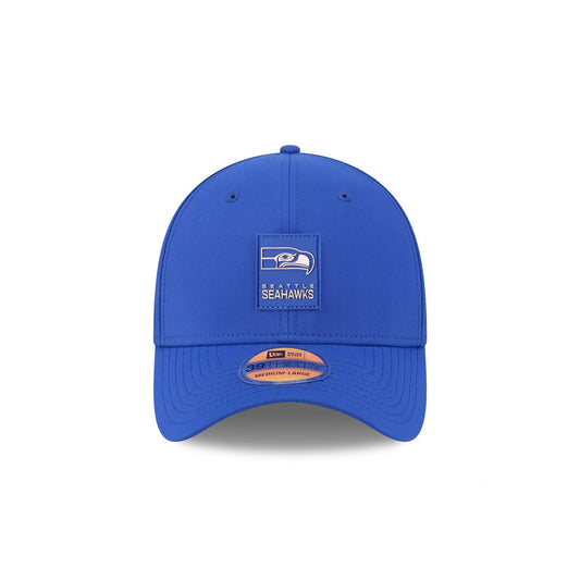 Seattle Seahawks 2025 Sideline Hot Weather Historic 39THIRTY Stretch Fit Hat