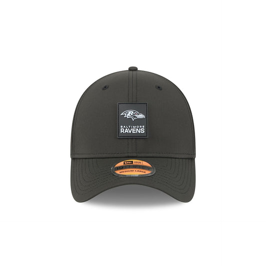 Baltimore Ravens 2025 Sideline Hot Weather 39THIRTY Stretch Fit Hat