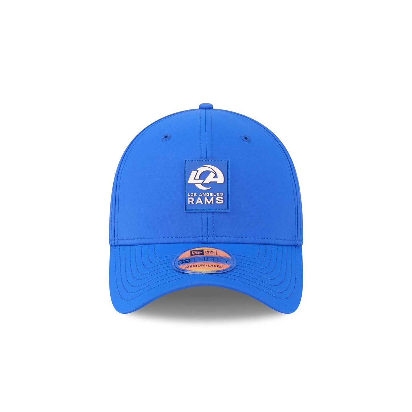 Los Angeles Rams 2025 Sideline Hot Weather 39THIRTY Stretch Fit Hat