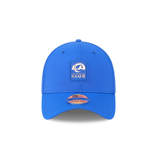 Los Angeles Rams 2025 Sideline Hot Weather 39THIRTY Stretch Fit Hat