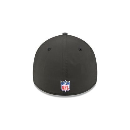 Detroit Lions 2025 Sideline Hot Weather Black 39THIRTY Stretch Fit Hat
