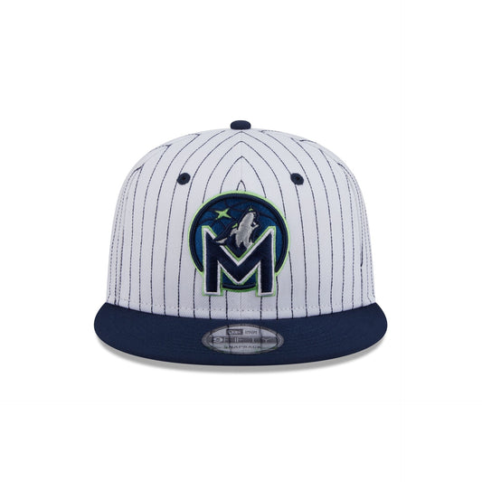 Minnesota Timberwolves Deceptor Pinstripe 9FIFTY Snapback Hat