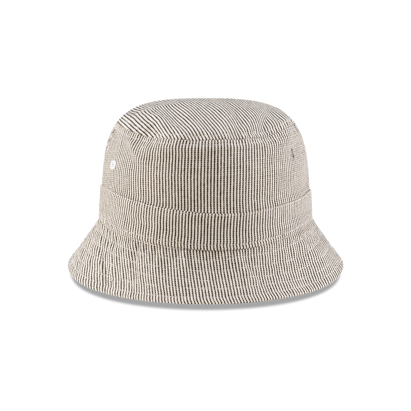 New Era Branded Railroad Stripe Bucket Hat