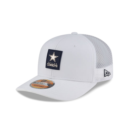 Dallas Cowboys 2025 Sideline Hot Weather White 9SEVENTY Trucker Hat