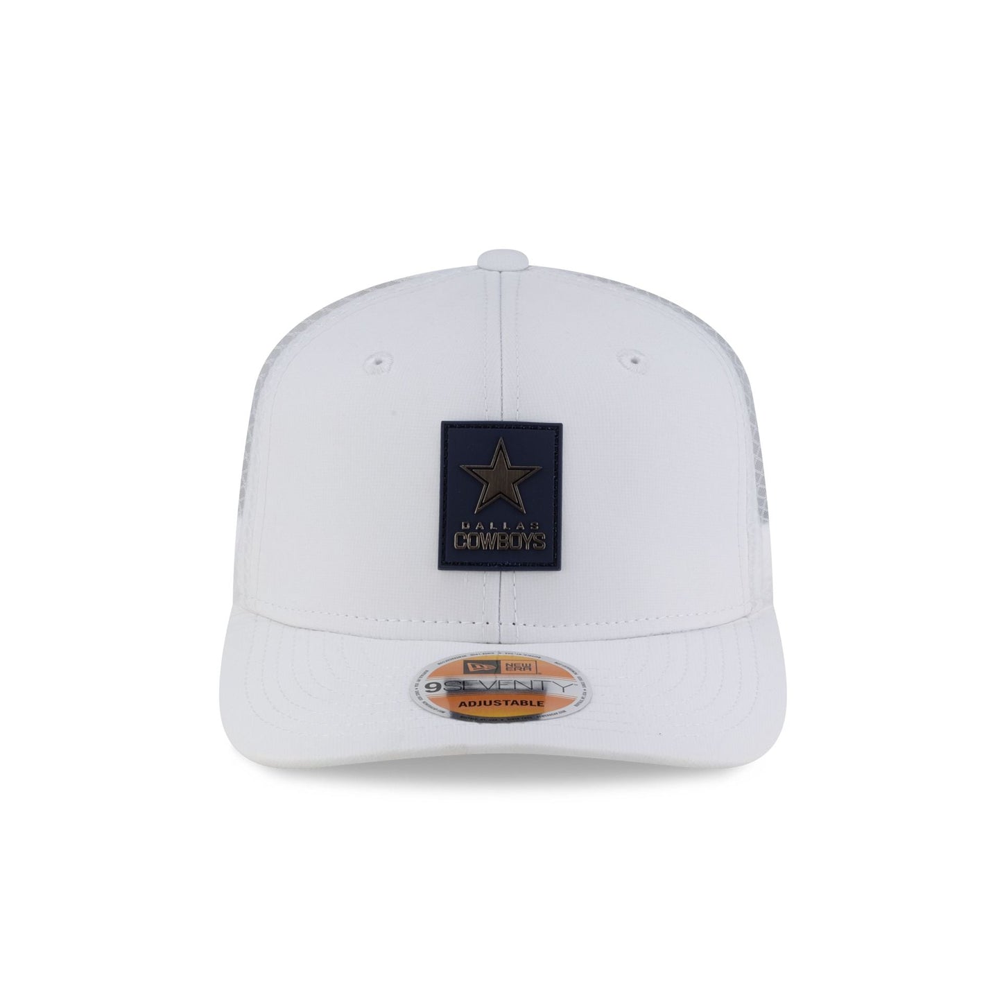Dallas Cowboys 2025 Sideline Hot Weather White 9SEVENTY Trucker Hat