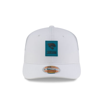 Jacksonville Jaguars 2025 Sideline Hot Weather White 9SEVENTY Trucker Hat