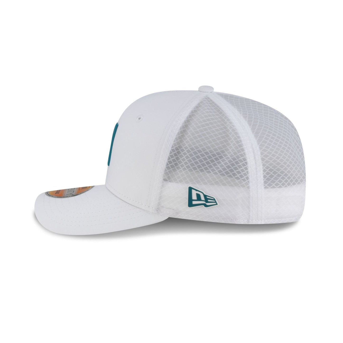 Jacksonville Jaguars 2025 Sideline Hot Weather White 9SEVENTY Trucker Hat