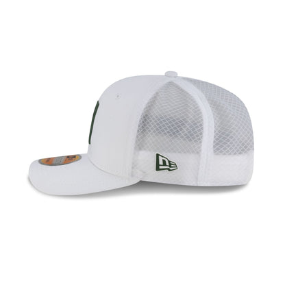 Green Bay Packers 2025 Sideline Hot Weather White 9SEVENTY Trucker Hat