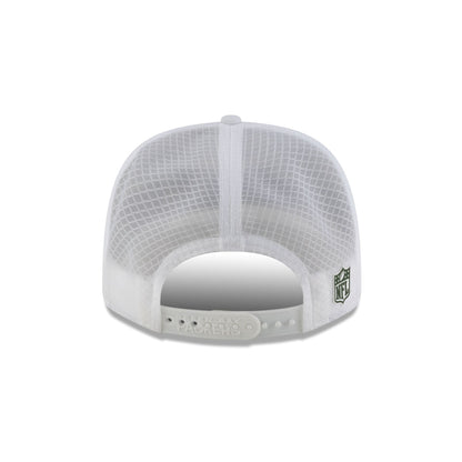 Green Bay Packers 2025 Sideline Hot Weather White 9SEVENTY Trucker Hat