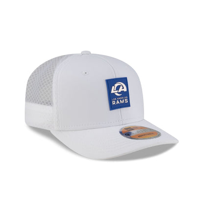 Los Angeles Rams 2025 Sideline Hot Weather White 9SEVENTY Trucker Hat