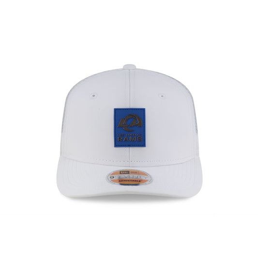 Los Angeles Rams 2025 Sideline Hot Weather White 9SEVENTY Trucker Hat