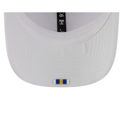 Los Angeles Rams 2025 Sideline Hot Weather White 9SEVENTY Trucker Hat