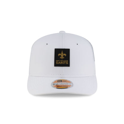 New Orleans Saints 2025 Sideline Hot Weather White 9SEVENTY Trucker Hat