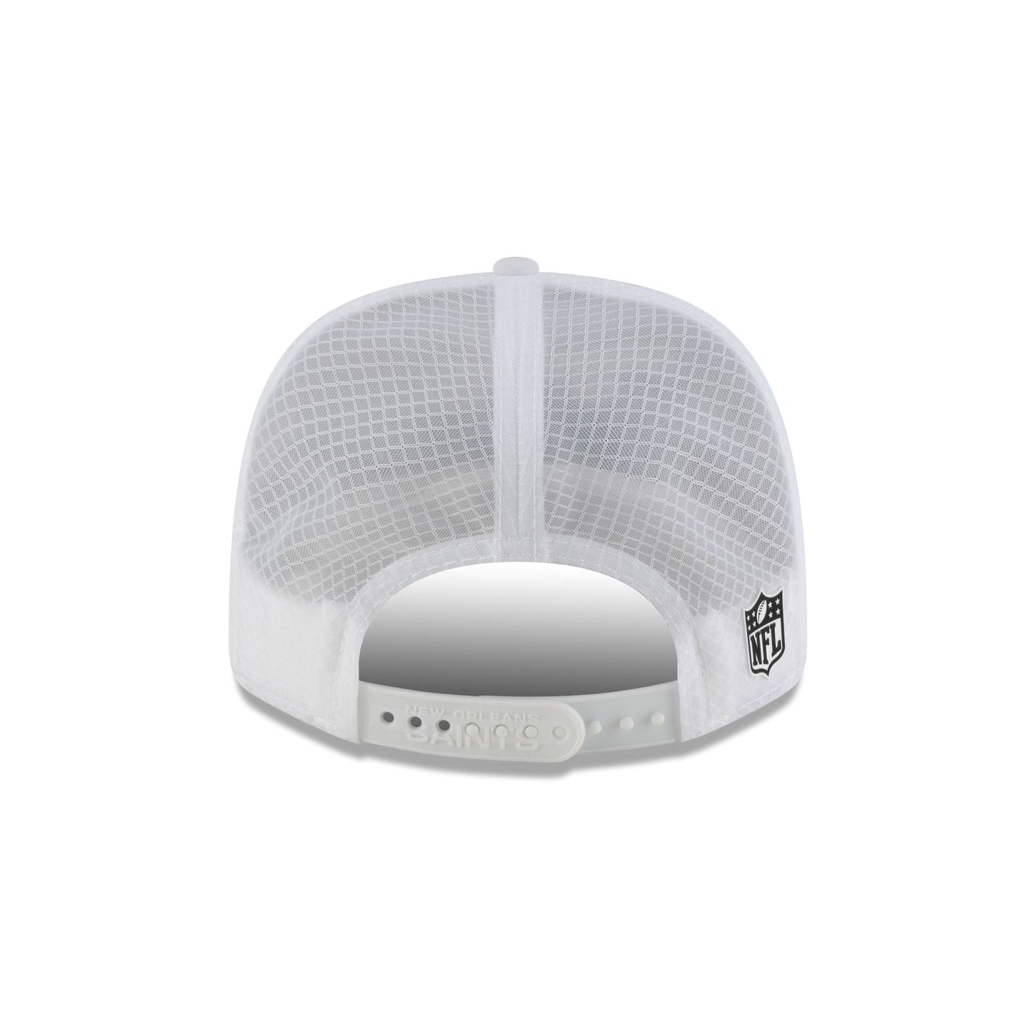 New Orleans Saints 2025 Sideline Hot Weather White 9SEVENTY Trucker Hat