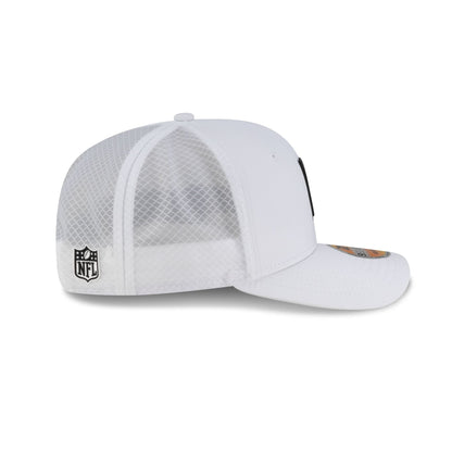 New Orleans Saints 2025 Sideline Hot Weather White 9SEVENTY Trucker Hat