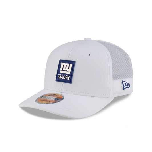 New York Giants 2025 Sideline Hot Weather White 9SEVENTY Trucker Hat