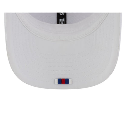 New York Giants 2025 Sideline Hot Weather White 9SEVENTY Trucker Hat