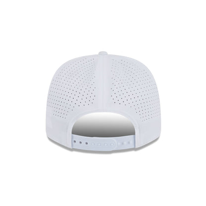 LIV Golf White 9SEVENTY Stretch-Snap Hat