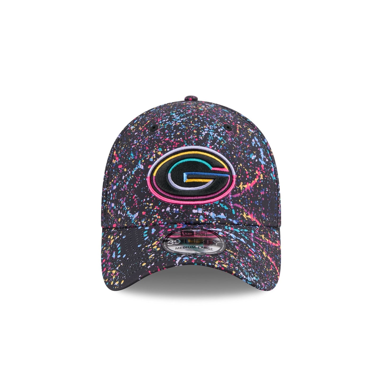 Green Bay Packers 2025 Crucial Catch 39THIRTY Stretch Fit Hat