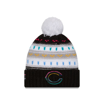 Chicago Bears 2025 Crucial Catch Women's Pom Knit Hat