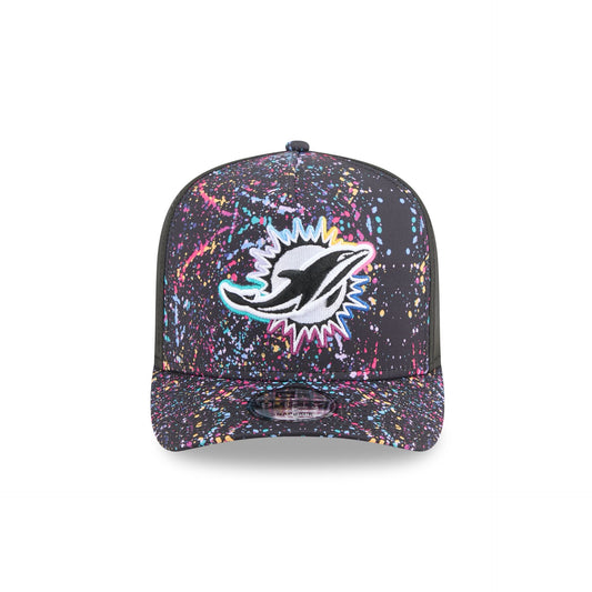 Miami Dolphins 2025 Crucial Catch 9FIFTY A-Frame Snapback Hat