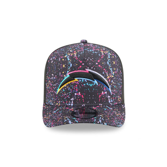 Los Angeles Chargers 2025 Crucial Catch 9FIFTY A-Frame Snapback Hat