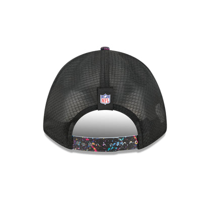 Tennessee Titans 2025 Crucial Catch 9FORTY M-Crown A-Frame Trucker Hat