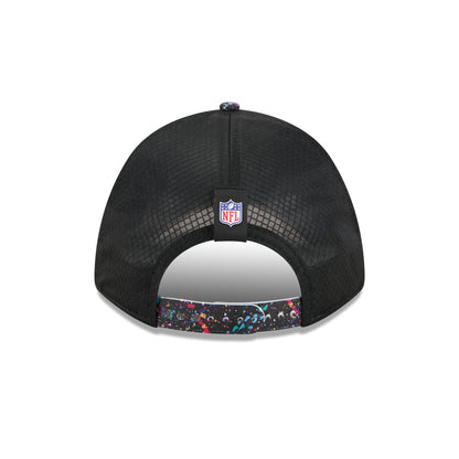 Detroit Lions 2025 Crucial Catch 9FORTY M-Crown A-Frame Trucker Hat