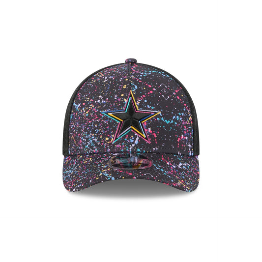 Dallas Cowboys 2025 Crucial Catch 9FORTY M-Crown A-Frame Trucker Hat