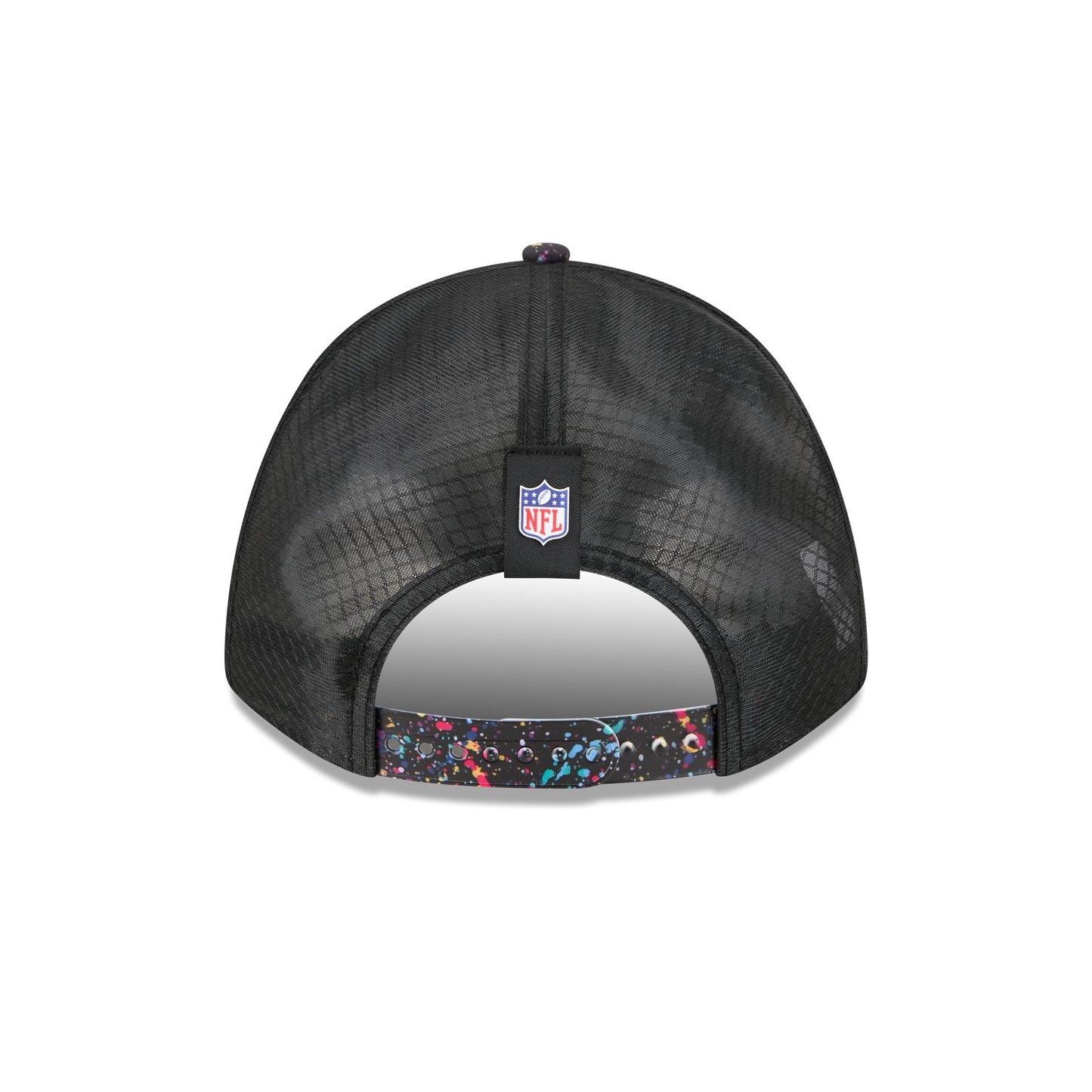 Los Angeles Rams 2025 Crucial Catch 9FORTY M-Crown A-Frame Trucker Hat