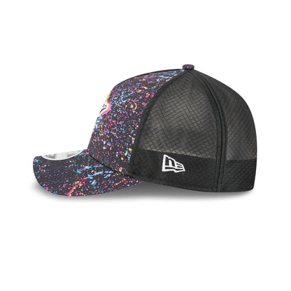 Miami Dolphins 2025 Crucial Catch 9FORTY M-Crown A-Frame Trucker Hat