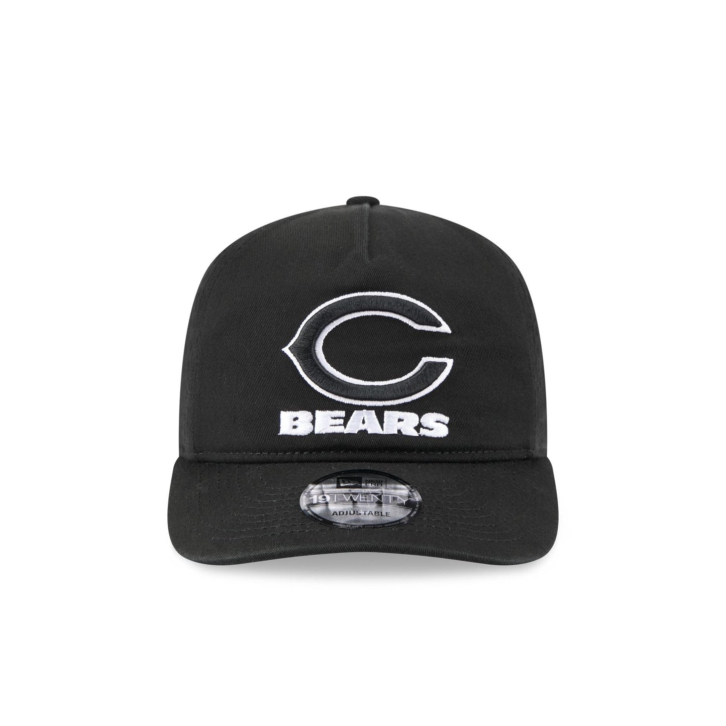 Chicago Bears Black and White 19TWENTY Snapback Hat