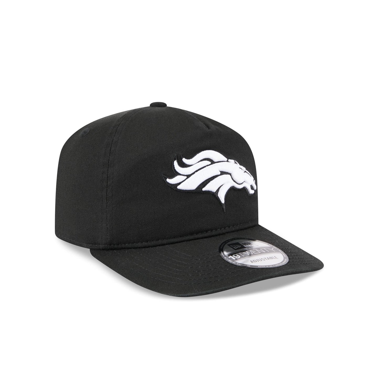 Denver Broncos Black and White 19TWENTY Snapback Hat