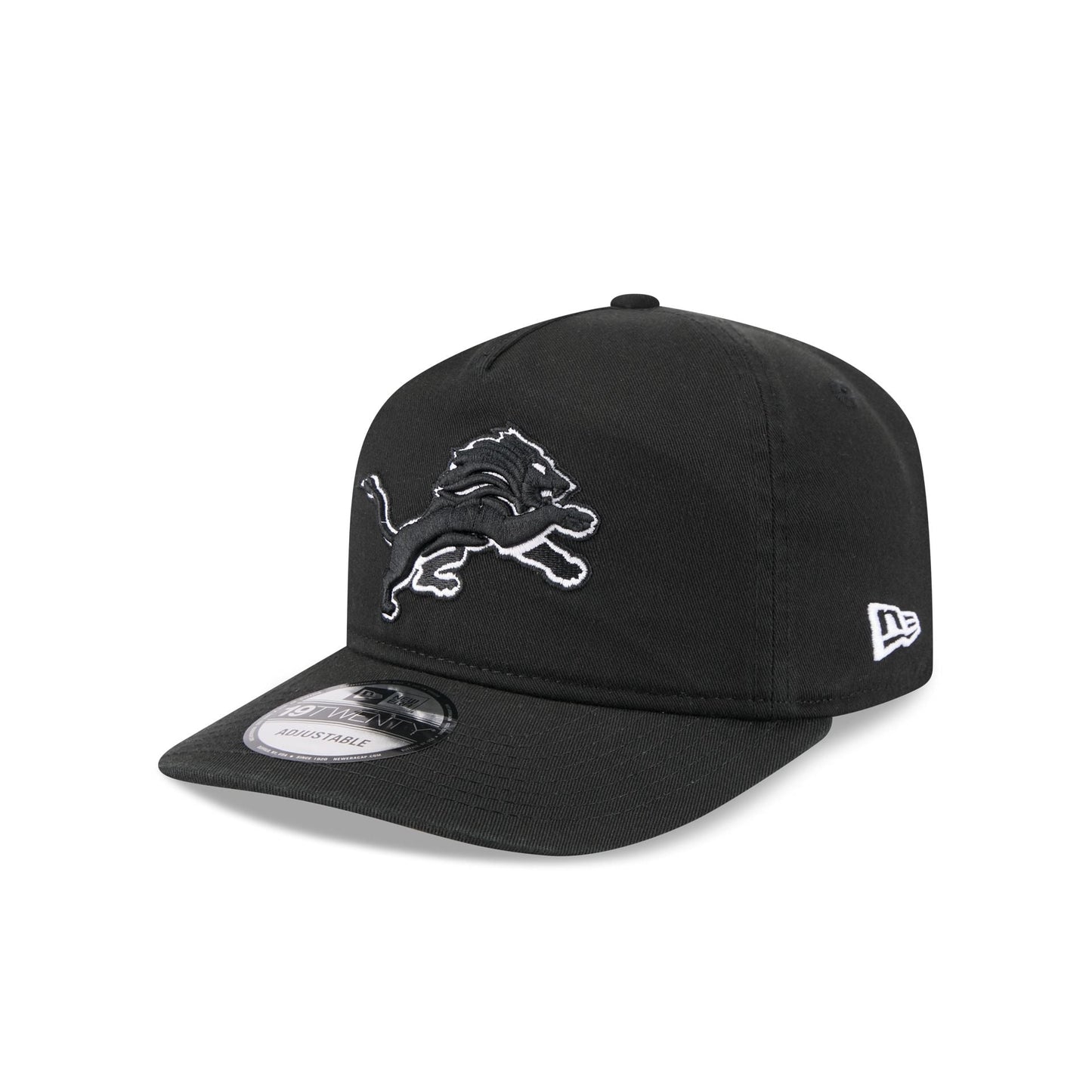 Detroit Lions Black and White 19TWENTY Snapback Hat