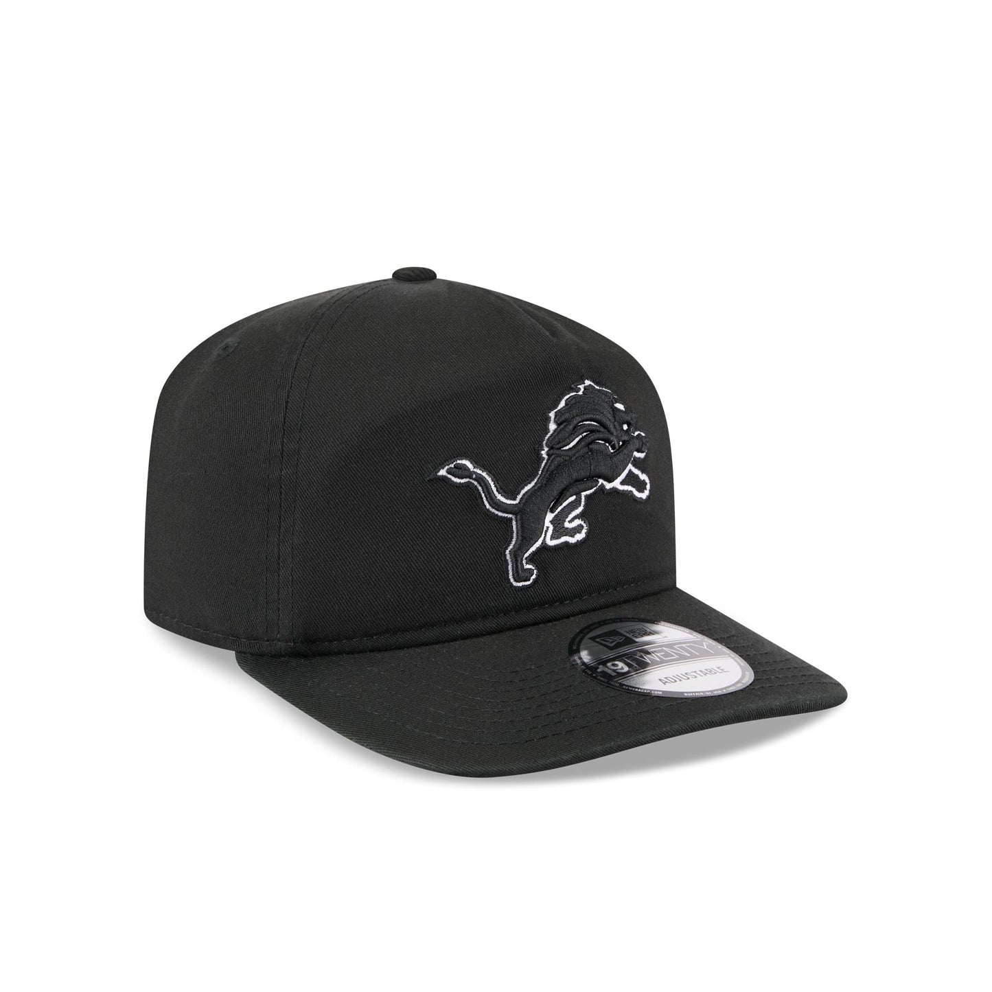 Detroit Lions Black and White 19TWENTY Snapback Hat
