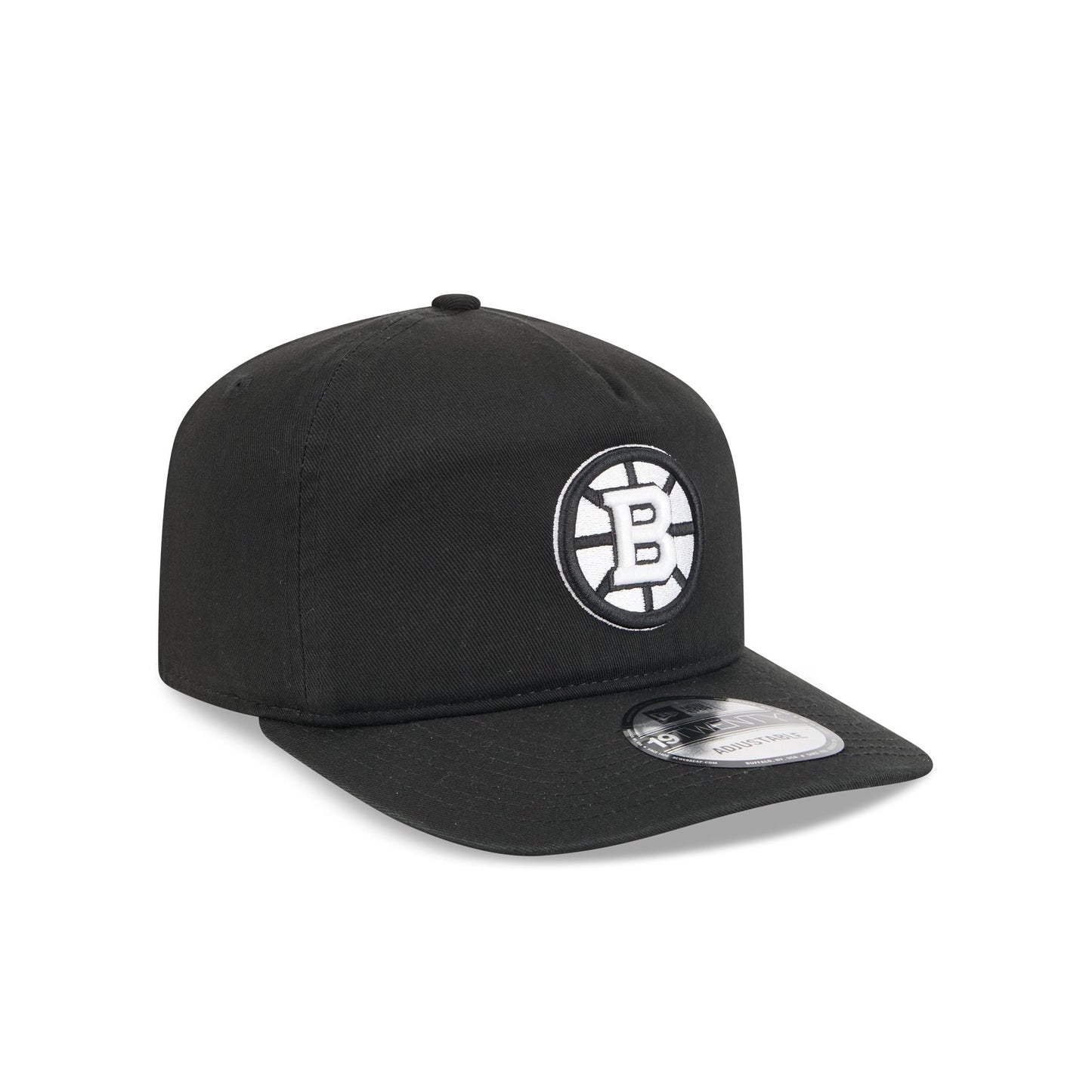 Boston Bruins Black and White 19TWENTY Snapback Hat