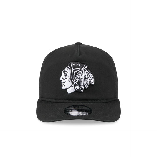 Chicago Blackhawks Black and White 19TWENTY Snapback Hat