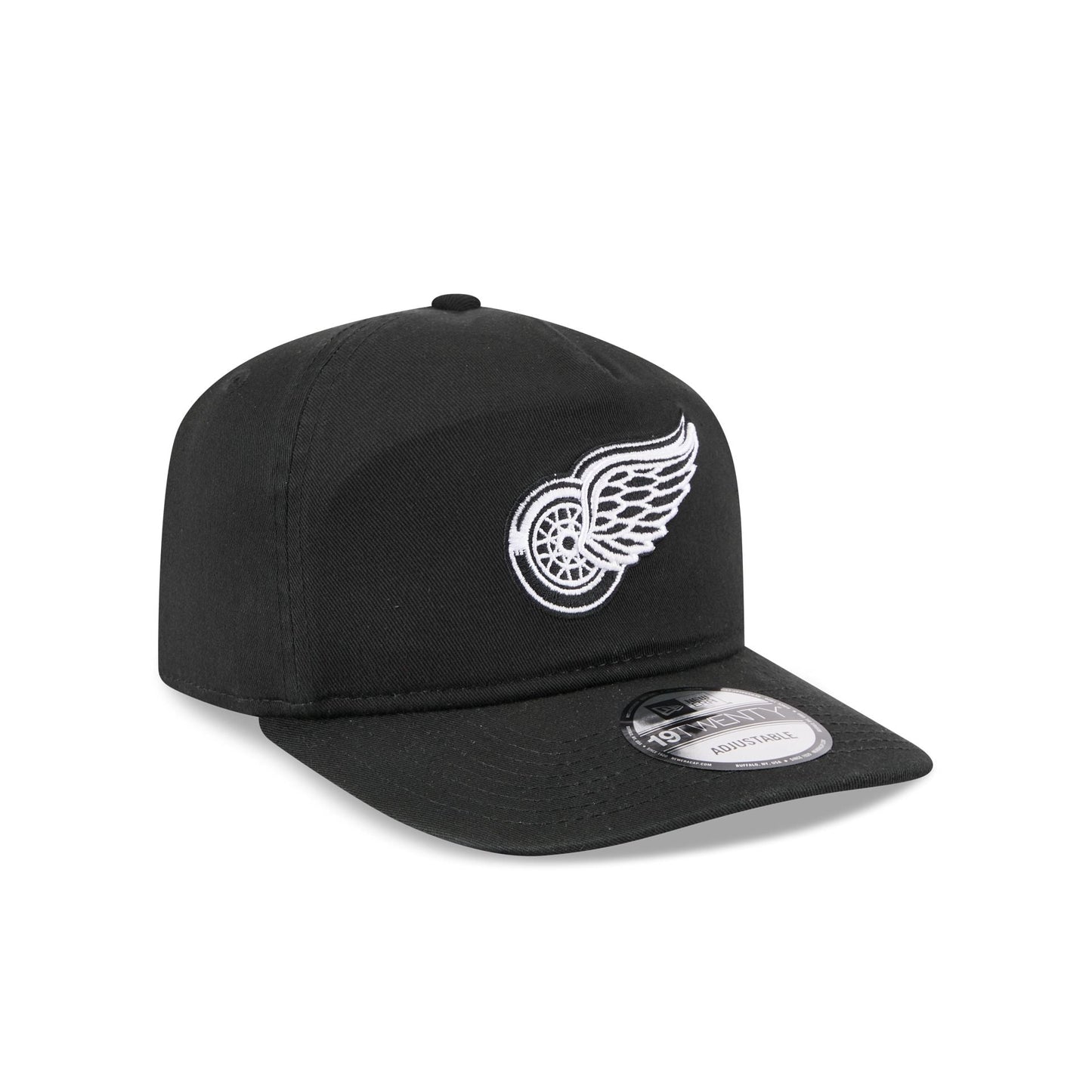 Detroit Red Wings Black and White 19TWENTY Snapback Hat
