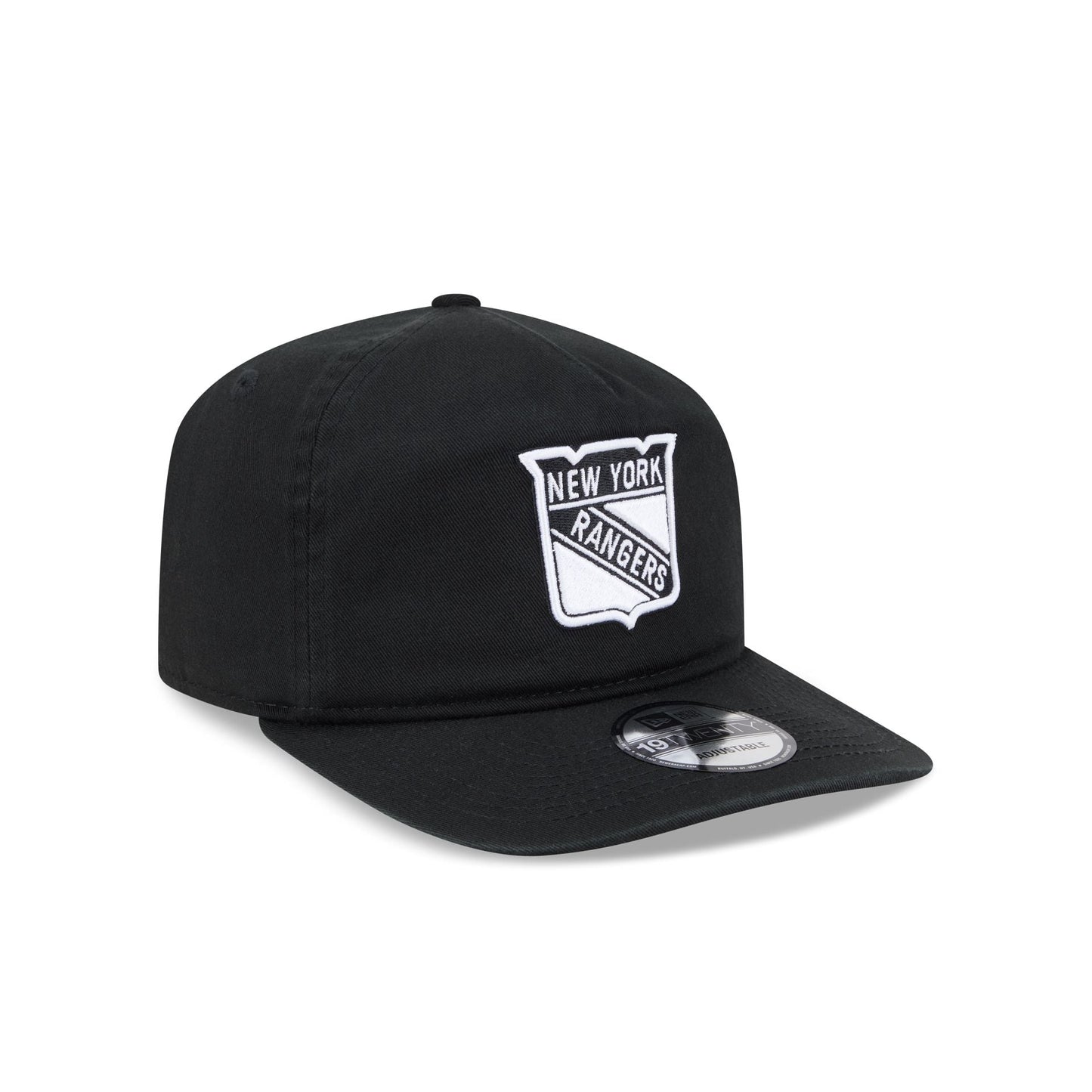 New York Rangers Black and White 19TWENTY Snapback Hat